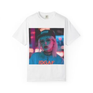 IDGAF Glasses Girl T-Shirt