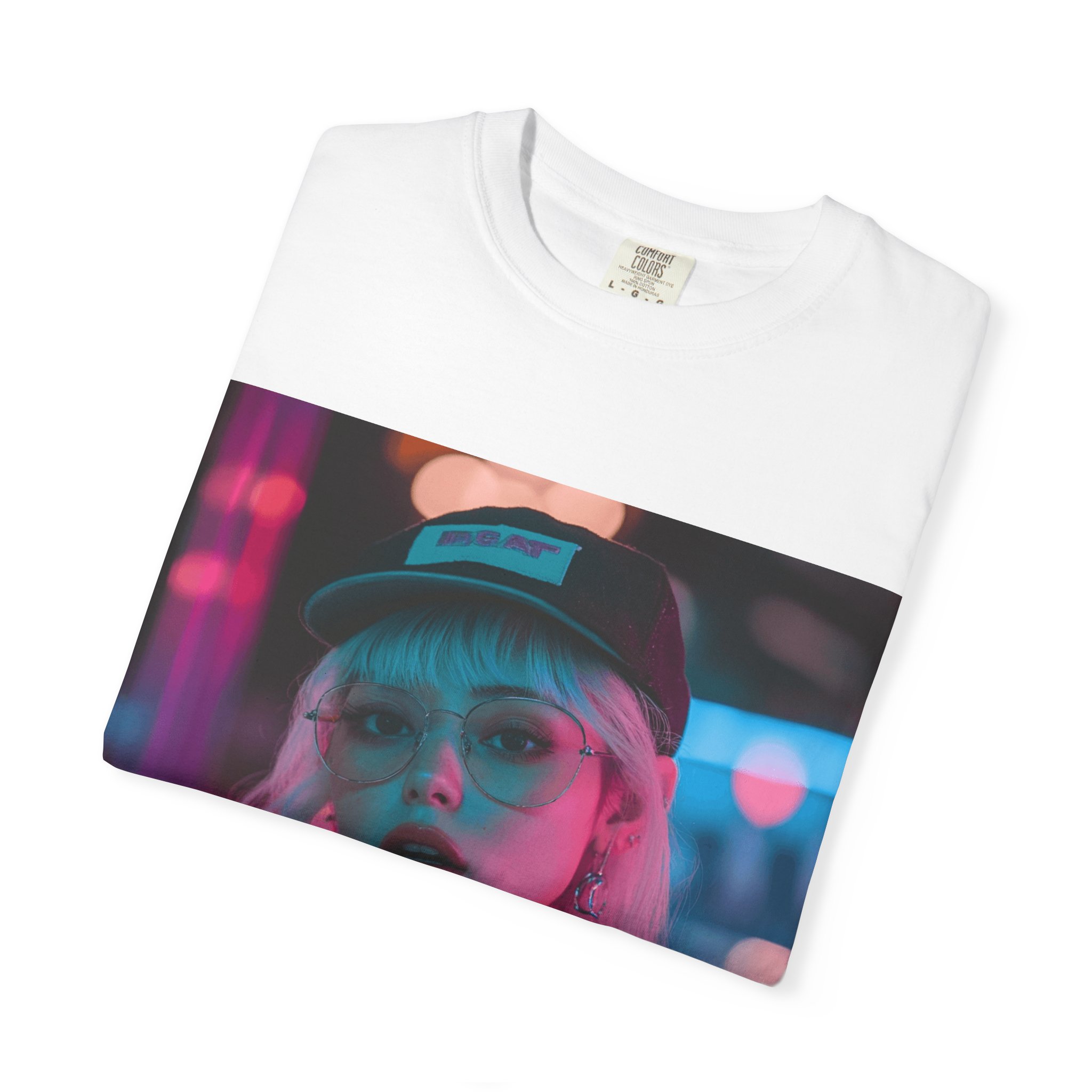IDGAF Glasses Girl T-Shirt - Image 3