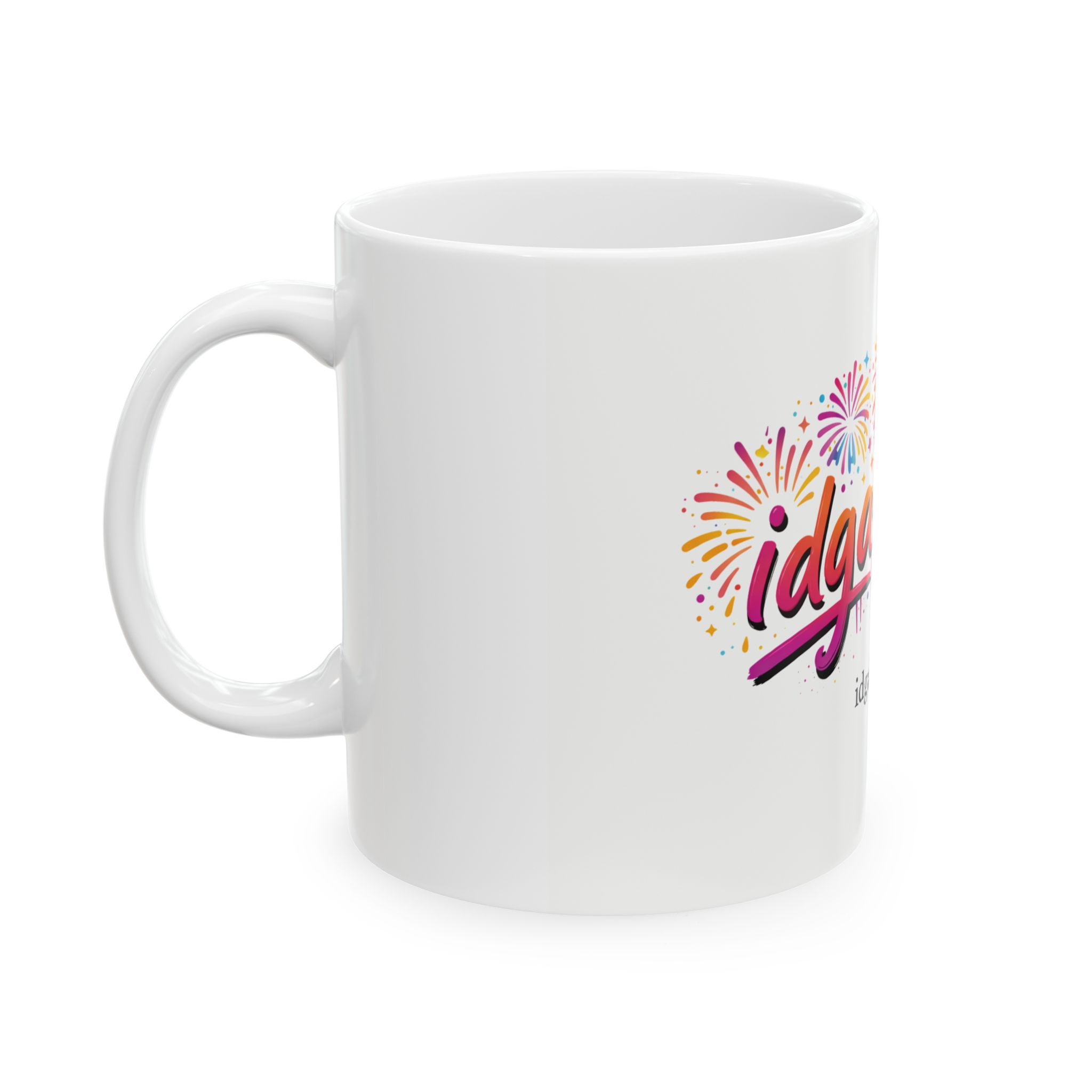 IDGAF Logo Mug Coffee Cup (11oz/15oz) - Image 3